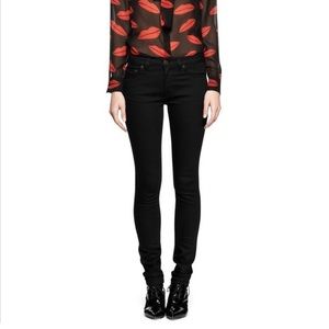 SAINT LAURENT Black Skinny Jeans Sz 27